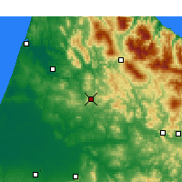Nearby Forecast Locations - Uezán - Mapa
