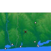 Nearby Forecast Locations - Ilaro - Mapa