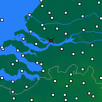 Nearby Forecast Locations - Cromstrijen - Mapa