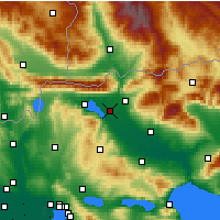 Nearby Forecast Locations - Iraklia - Mapa