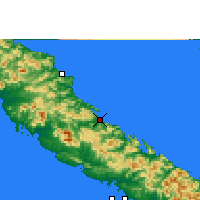 Nearby Forecast Locations - Houaïlou - Mapa