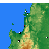 Nearby Forecast Locations - Lota - Mapa