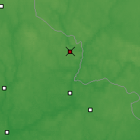 Nearby Forecast Locations - Mstsislaw - Mapa