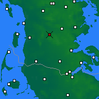 Nearby Forecast Locations - Toftlund Sogn - Mapa