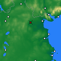 Nearby Forecast Locations - Carrickmacross - Mapa