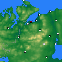 Nearby Forecast Locations - Derry - Mapa