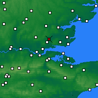 Nearby Forecast Locations - Wickford - Mapa