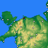 Nearby Forecast Locations - Conwy - Mapa