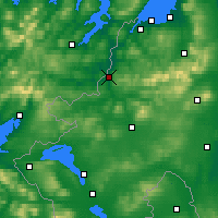 Nearby Forecast Locations - Strabane - Mapa