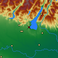 Nearby Forecast Locations - Lago de Garda - Mapa