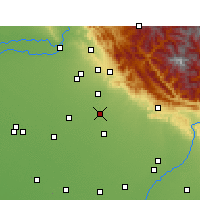 Nearby Forecast Locations - Chandigarh - Mapa