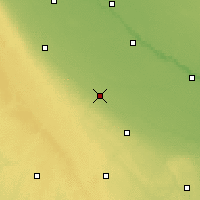 Nearby Forecast Locations - Marshall - Mapa