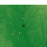 Nearby Forecast Locations - Columbus - Mapa