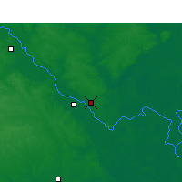 Nearby Forecast Locations - Pineville - Mapa