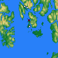 Nearby Forecast Locations - Metlakatla - Mapa