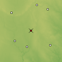 Nearby Forecast Locations - Clarion - Mapa
