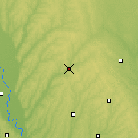 Nearby Forecast Locations - Denison - Mapa