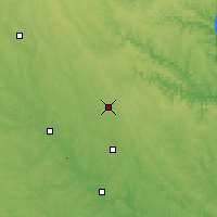 Nearby Forecast Locations - Oelwein - Mapa