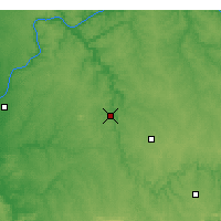 Nearby Forecast Locations - Frankfort - Mapa