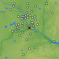 Nearby Forecast Locations - St Paul South - Mapa