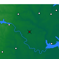 Nearby Forecast Locations - Ahoskie - Mapa