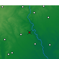 Nearby Forecast Locations - Darlington - Mapa