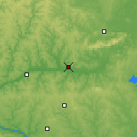 Nearby Forecast Locations - Lone Rock - Mapa