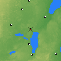 Nearby Forecast Locations - Appleton - Mapa