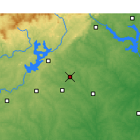 Nearby Forecast Locations - Jefferson - Mapa