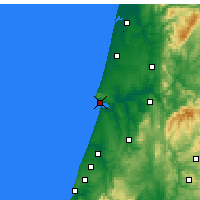 Nearby Forecast Locations - Figueira da Foz - Mapa