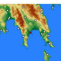 Nearby Forecast Locations - Gition - Mapa