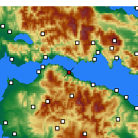 Nearby Forecast Locations - Egio - Mapa