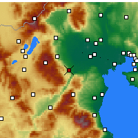 Nearby Forecast Locations - Veria - Mapa