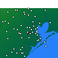 Nearby Forecast Locations - Pearland - Mapa