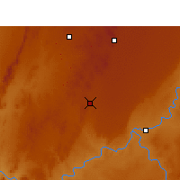 Nearby Forecast Locations - Griekwastad - Mapa