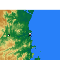 Nearby Forecast Locations - Itajaí - Mapa