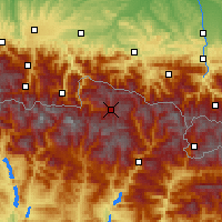 Nearby Forecast Locations - Baqueira Beret - Mapa