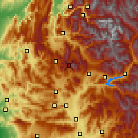 Nearby Forecast Locations - Agnières-en-Dévoluy - Mapa