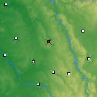 Nearby Forecast Locations - Clermont-en-Argonne - Mapa