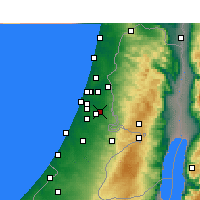 Nearby Forecast Locations - Lod - Mapa