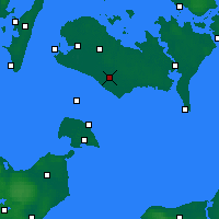 Nearby Forecast Locations - Rødby - Mapa