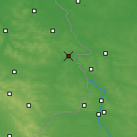 Nearby Forecast Locations - Hrubieszów - Mapa