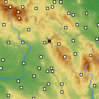 Nearby Forecast Locations - Kudowa-Zdrój - Mapa