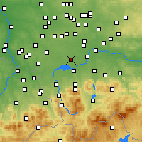 Nearby Forecast Locations - Pszczyna - Mapa