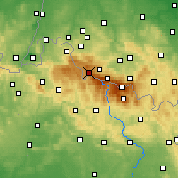 Nearby Forecast Locations - Jakuszyce - Mapa