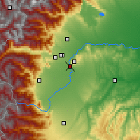 Nearby Forecast Locations - Moncalieri - Mapa