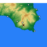 Nearby Forecast Locations - Módica - Mapa
