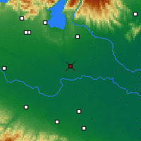 Nearby Forecast Locations - Mantua - Mapa