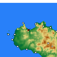 Nearby Forecast Locations - Castellammare del Golfo - Mapa