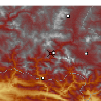 Nearby Forecast Locations - Hakkâri - Mapa